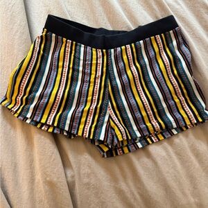Zara Striped Multicolor Women's Shorts Size L